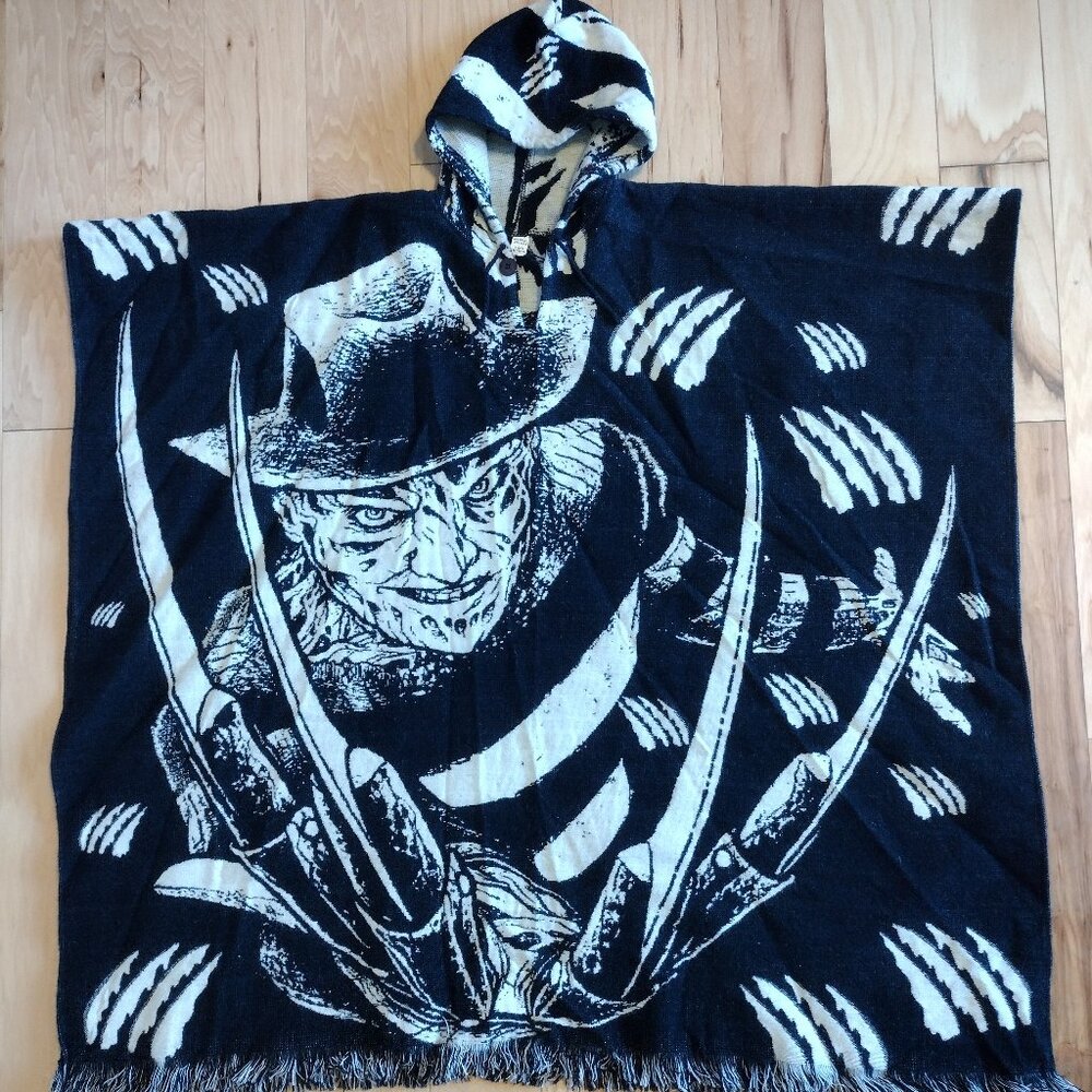 Nightmare on elm Street Freddy Krueger poncho.